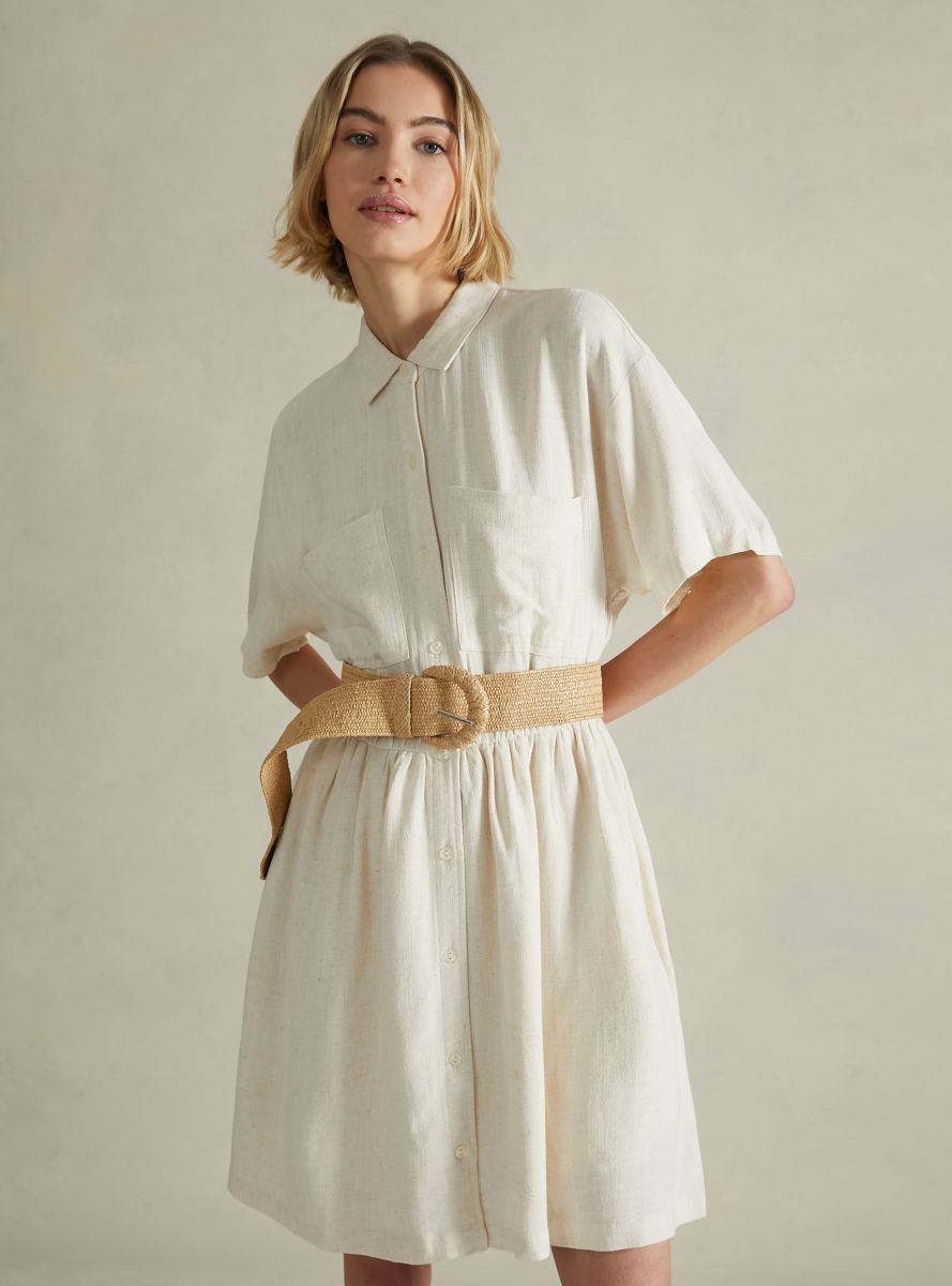 Vestido Camisero Lino Premium